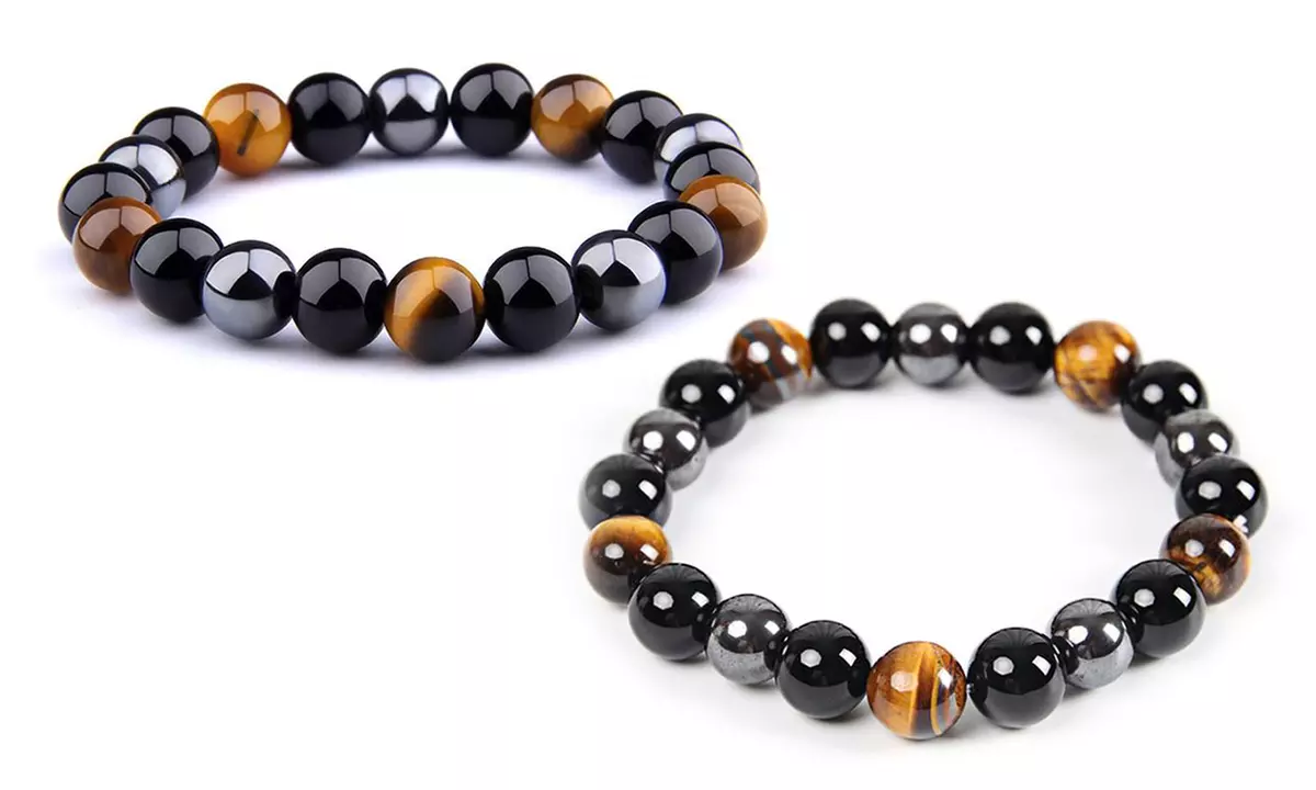 1, 2 ou 4 bracelets pierres lithothérapie - Primary Image