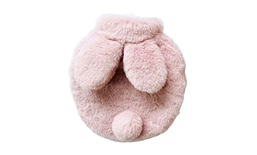 Image 6: Hot Water Bottle with Bunny Cover