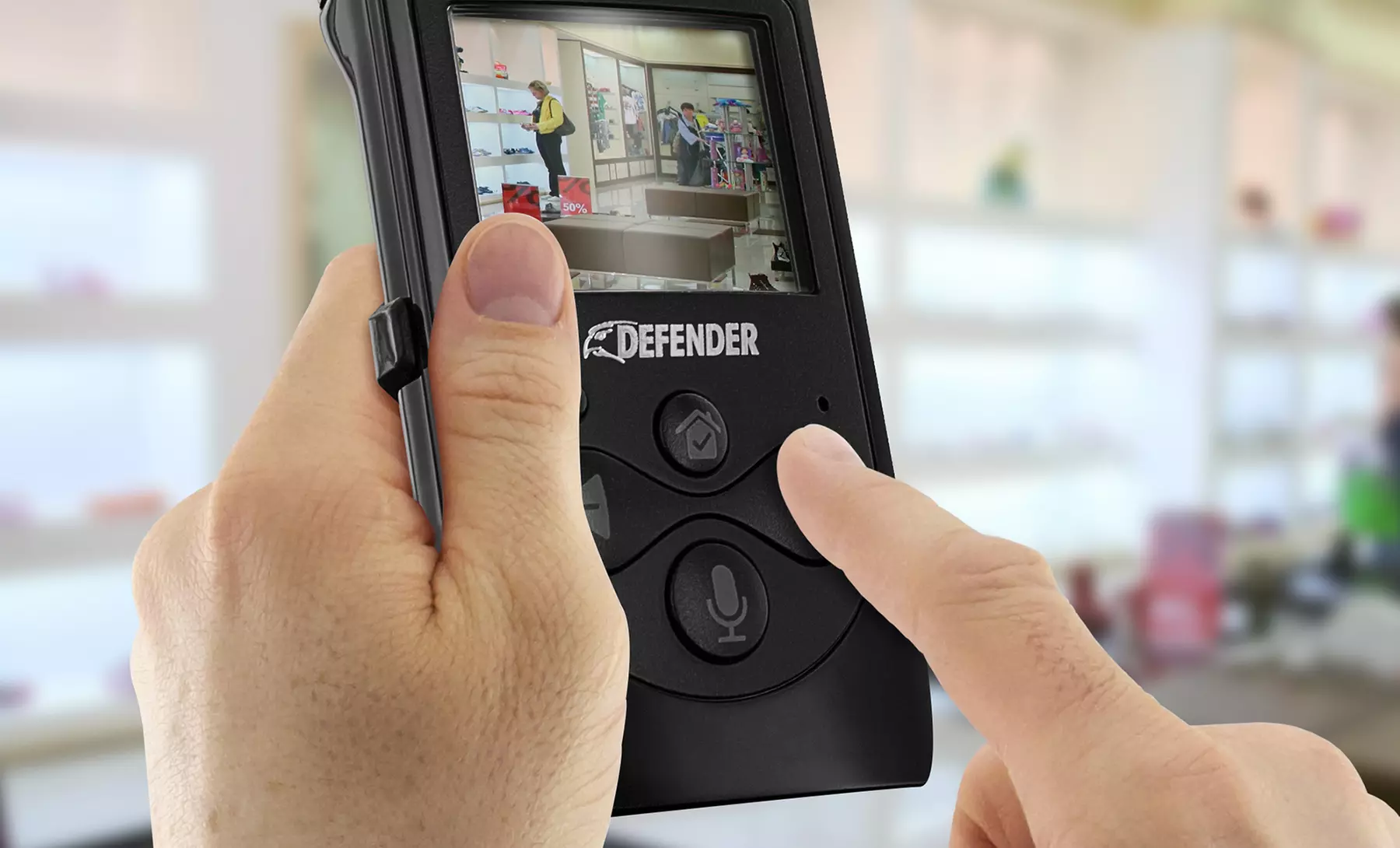 Defender 22500 Phoenix 2.4" Digital Wireless Security Video Monitor with Night Vision and 2-Way Intercom - Second Medium