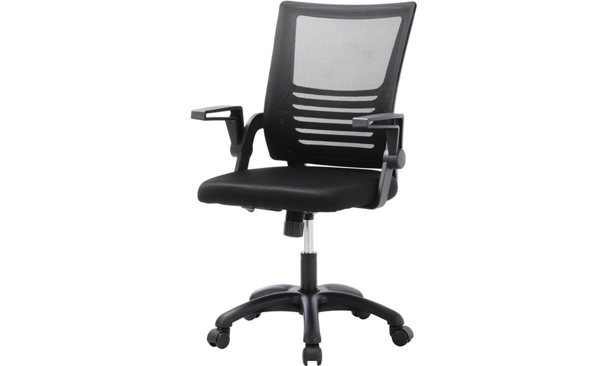 Image 8: Office Desk Mesh Swivel Chair Computer Ergonomic Chair