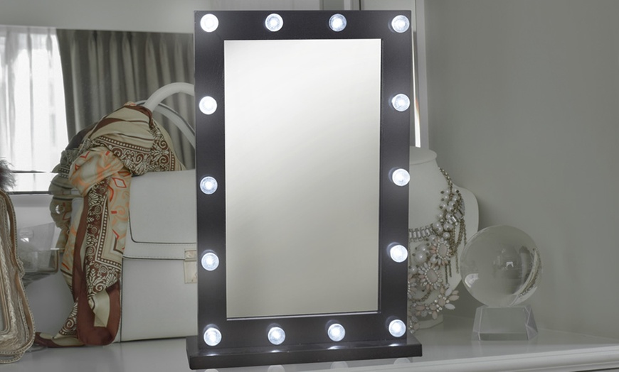 Image 5: Hollywood LED Table Mirror