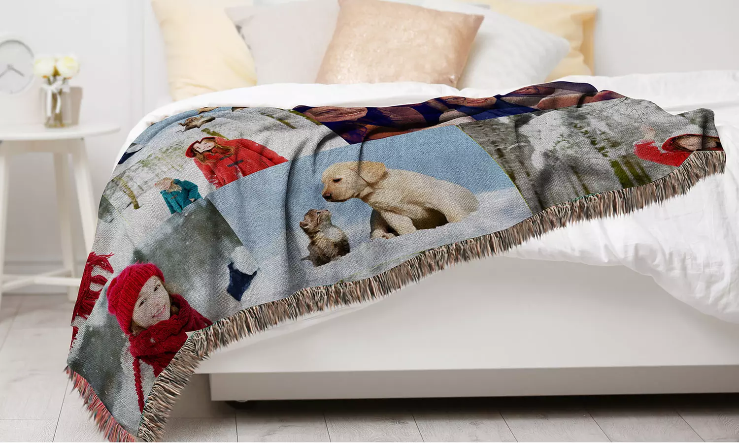 One or Two Medium, Large, or Extra-Large Custom Woven Blankets from Printerpix (Up to 69% Off) - Second Medium