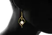Freshwater Pearl Dangle Earrings in Sterling Silver - Second Medium