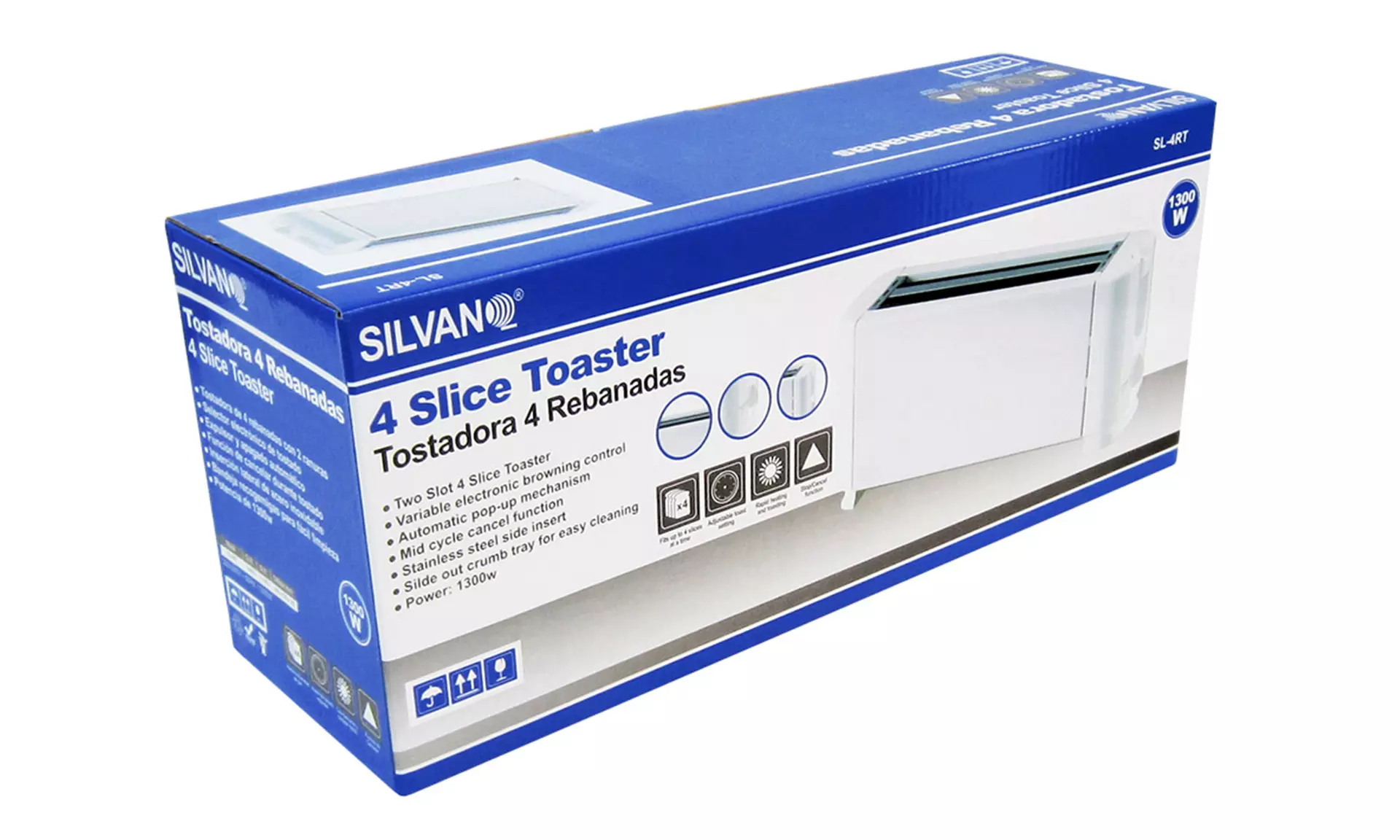 Tostadora eléctrica Slice 1300W - Second Medium