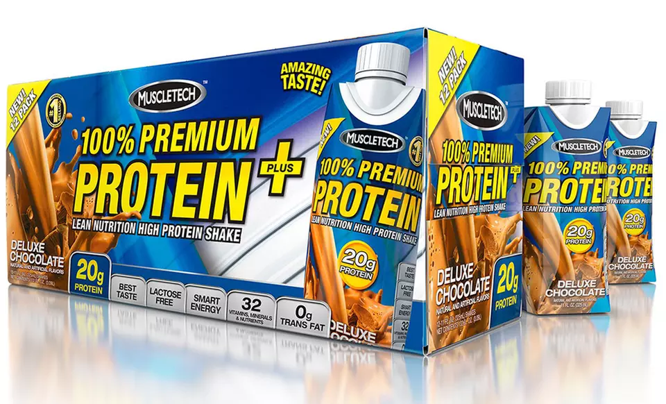 1 or 2 12-Packs of MuscleTech Ready to Drink Protein Shakes from $24.99–$39.99 - Primary Image