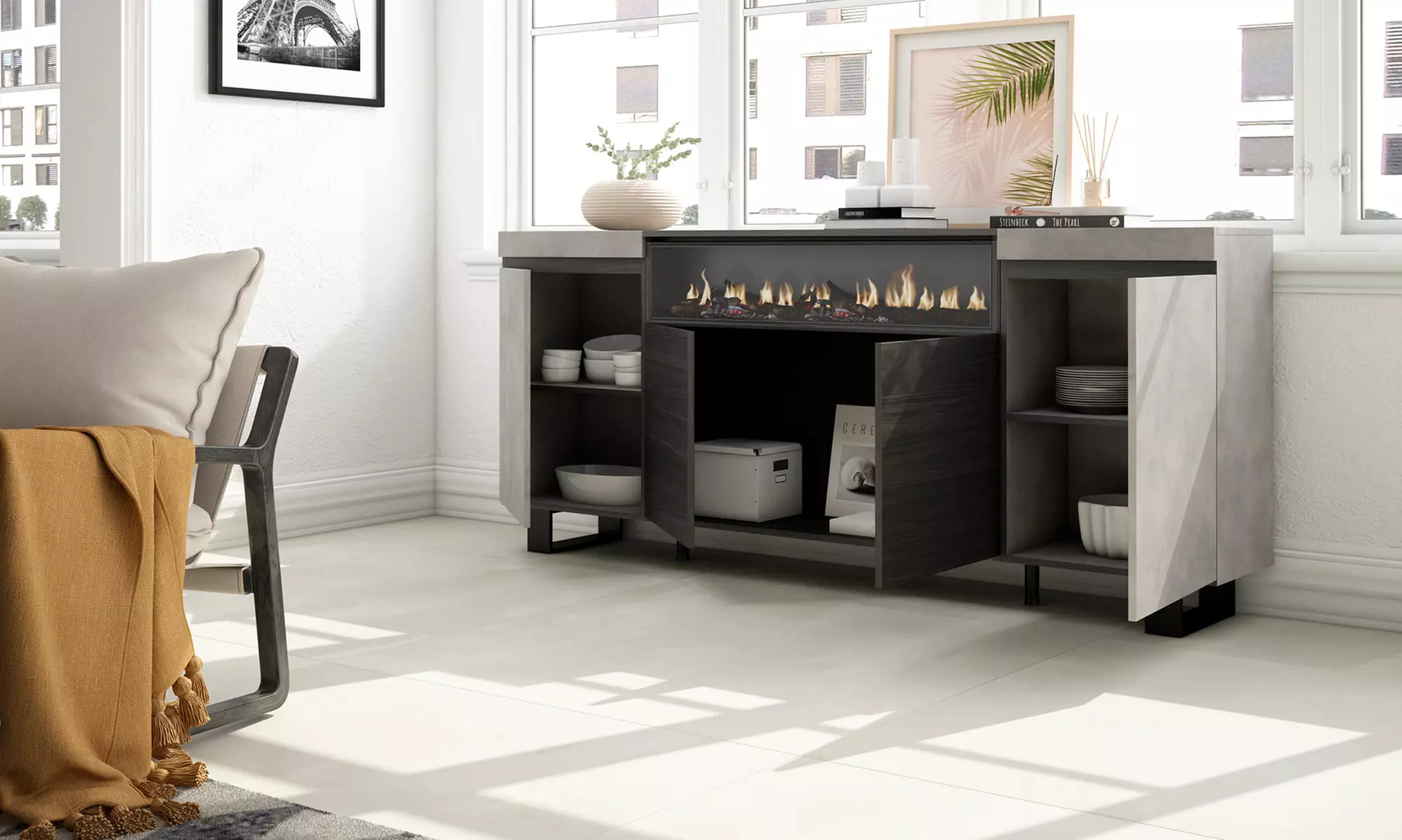 Sideboard mit großem Stauraum