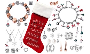 Philip Jones Stocking with Crystals from Swarovski®