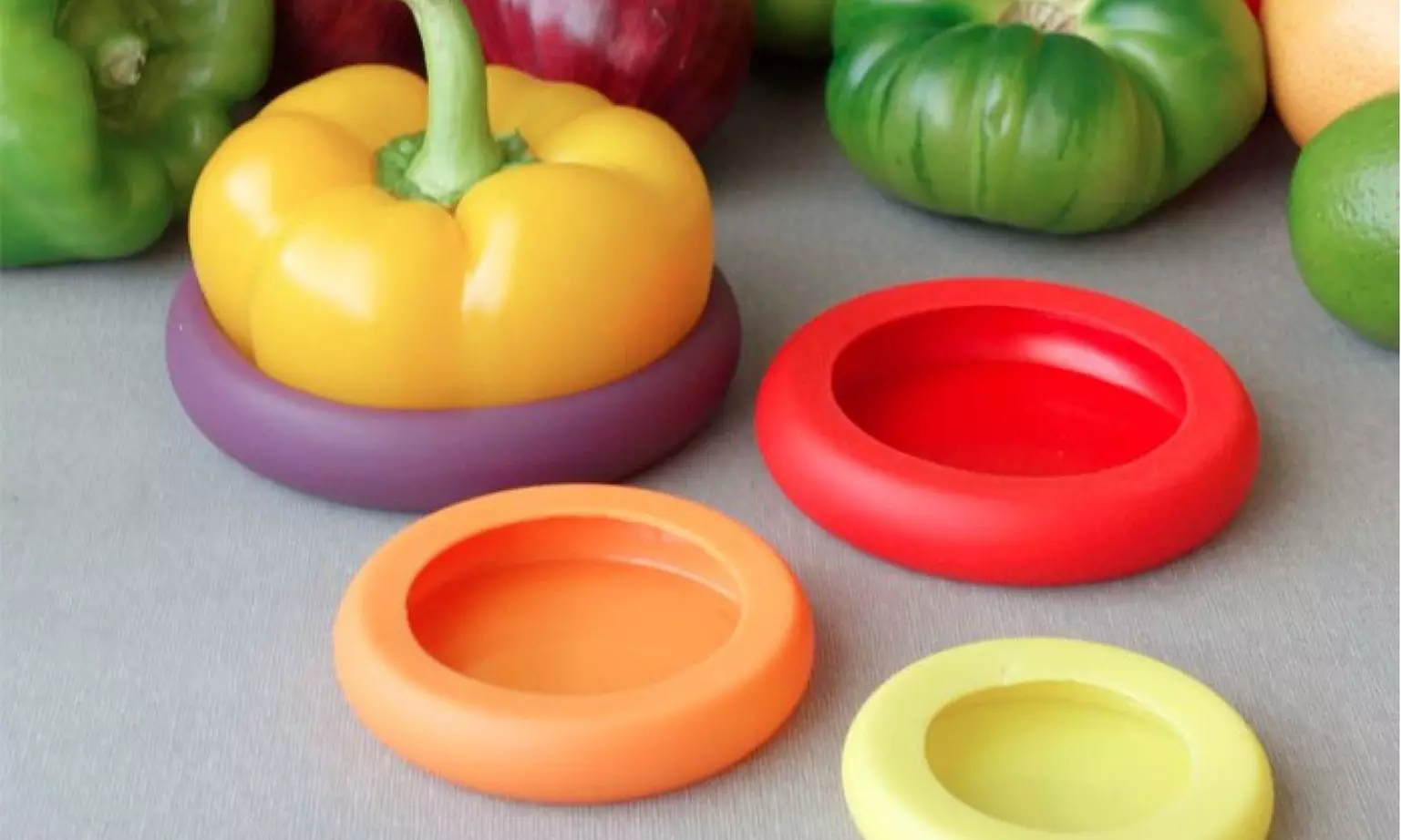 Lot de 4 ou 8 couvercles de conservation pour fruits et légumes - Primary Image