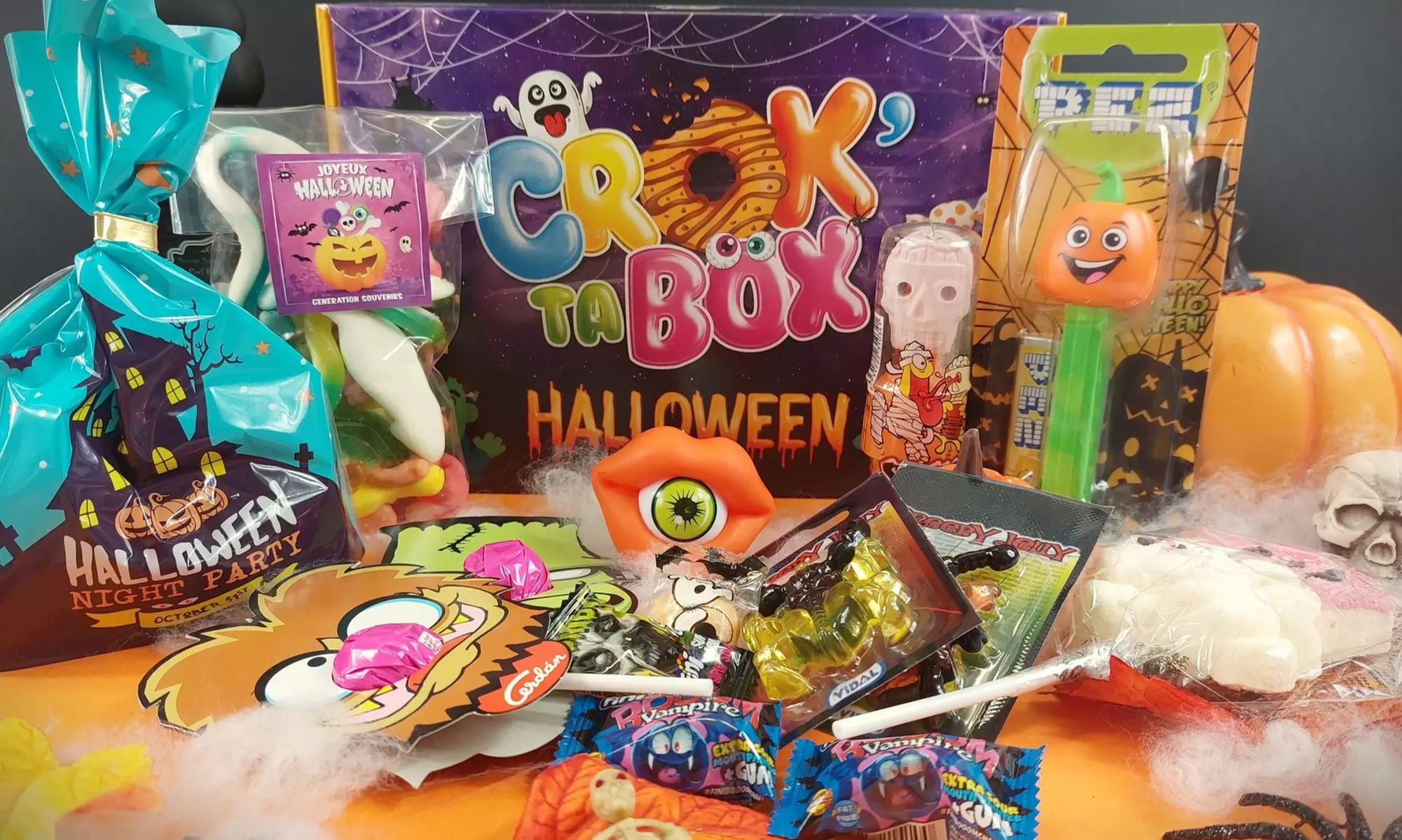 Boîte de friandises "Croc ta box" Halloween 600 g avec Génération Souvenirs (jusqu'à 26% de réduction) - Primary Image