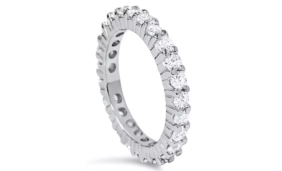 1.00 CTTW Diamond Eternity Band in 14K Gold by Bliss Diamond - Primary Image