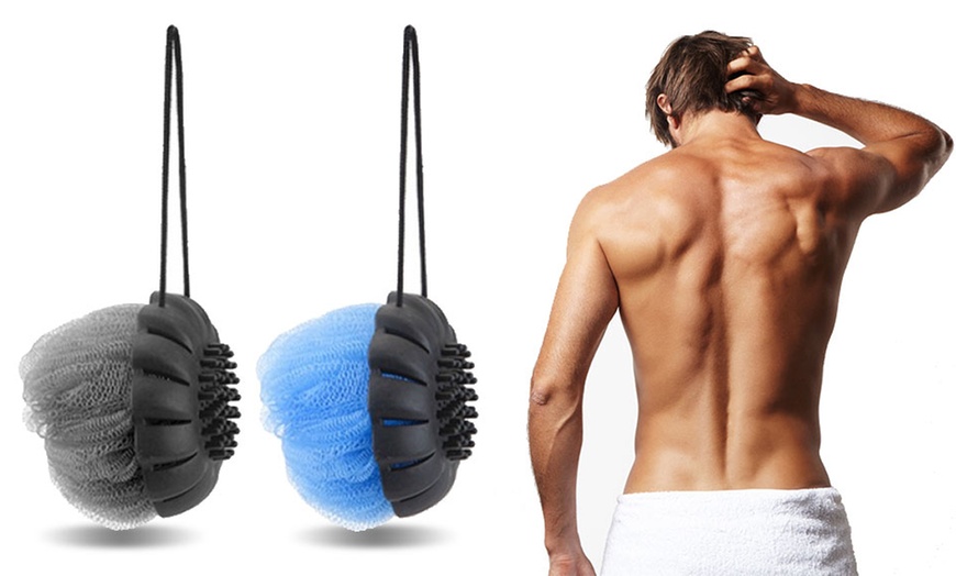 Image 1: Assorted Massaging Loofah Balls