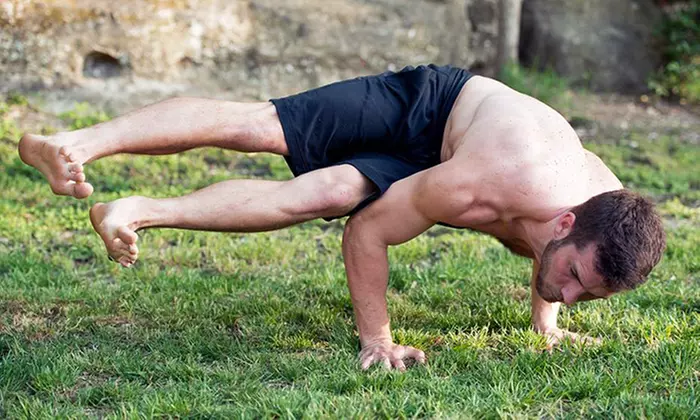 Five Outdoor Yoga Classes with Optional Tank Top at Man Flow Yoga (Up to 51% Off) - Primary Image