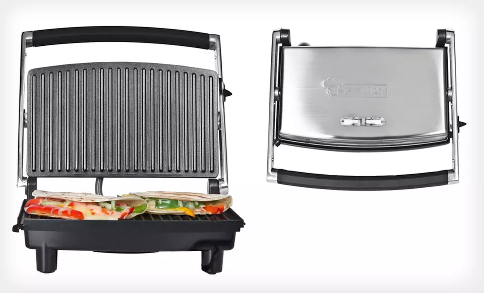 $25 for a Chefman Grill and Panini Press ($59.99 List Price). Free Shipping and Free Returns. - Second Medium