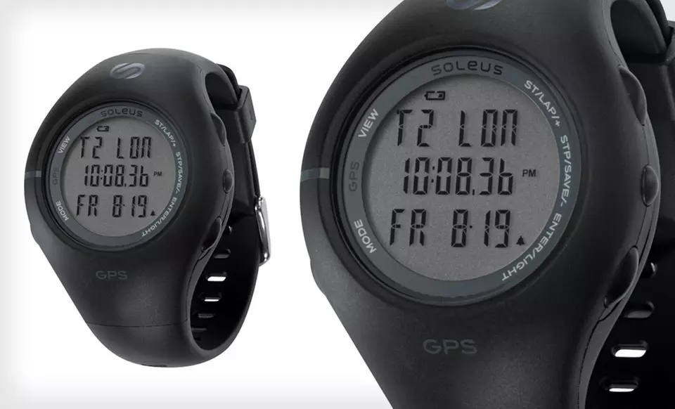$59 for a Soleus Unisex GPS 1.0 Watch in Black/Gray ($99 List Price). Free Shipping and Free Returns. - Primary Image