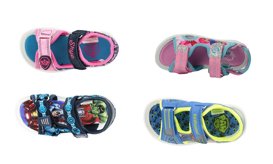 Image 1: Kid's Character Sandals