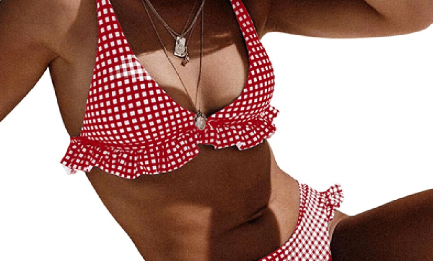 Bikinis de cuadros Vichy Groupon Goods