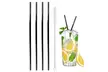 Stainless Steel Straws. Multiple Colors Available (4 or 8-Pack) - Second Medium