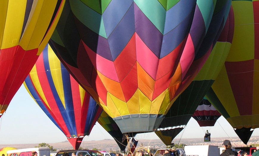 Image 3: Hot Air Ballooning With Champagne