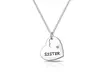 One, Two or Three Philip Jones Family Heart Necklaces with Crystals from Swarovski® - Image 3