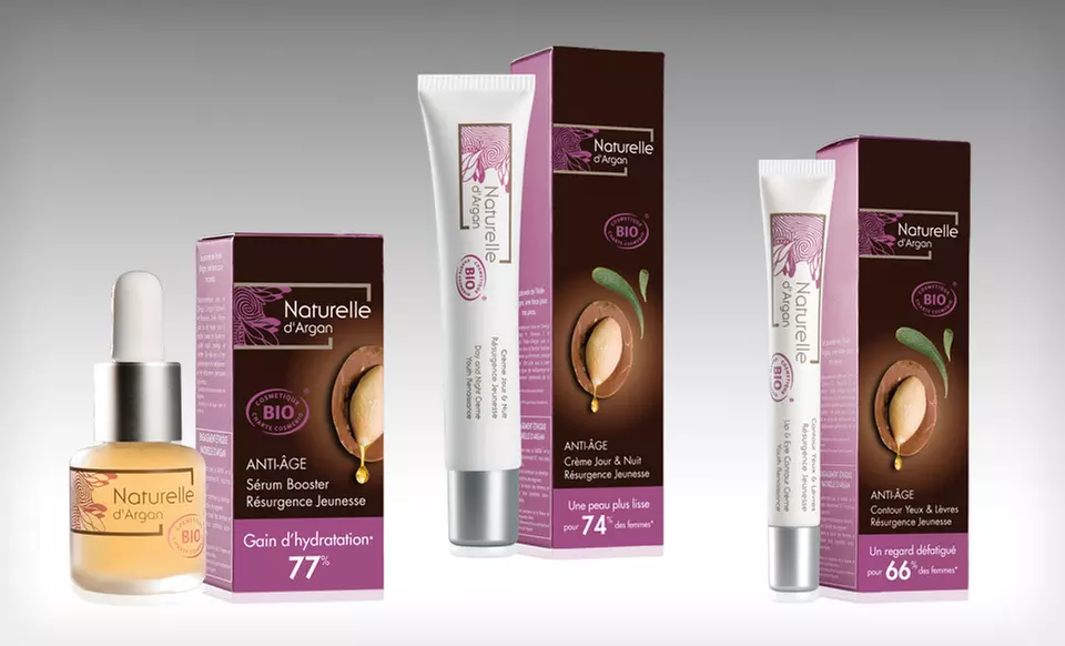 $29 for a Naturelle d'Argan Three-Piece Anti-Aging Skincare Regimen ($112 List Price). Free Shipping. - Primary Image