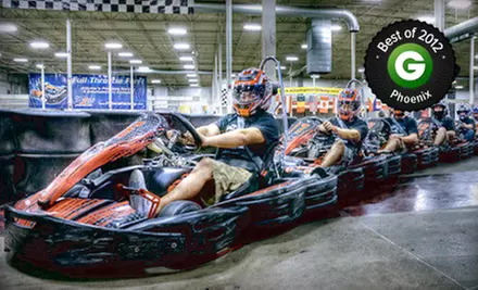 Two Go-Kart Races for One or Four Go-Kart Races for Up to Two at Octane Raceway (Up to 55% Off) - Primary Image