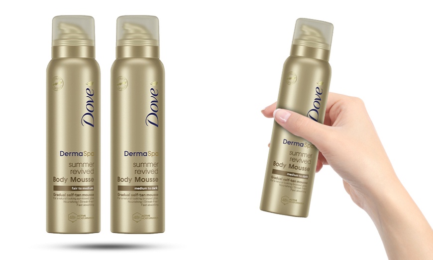 Image 1: Dove DermaSpa Summer Revived Mousse