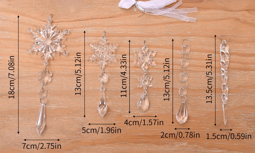 Image 6: 10-Pack of Clear Christmas Ornaments