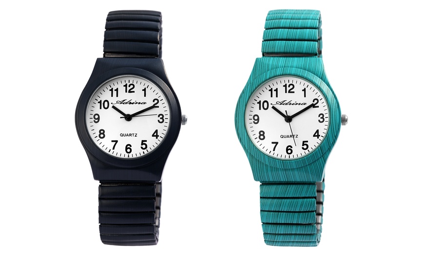 Image 30: 1 ou 2 montres analogiques 3 aiguilles pour femmes de la marque Adrina