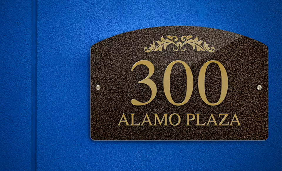Custom Address Plaques from CustomAddressPlaques.com. Multiple Styles from $9.99–$49.99. - Primary Image