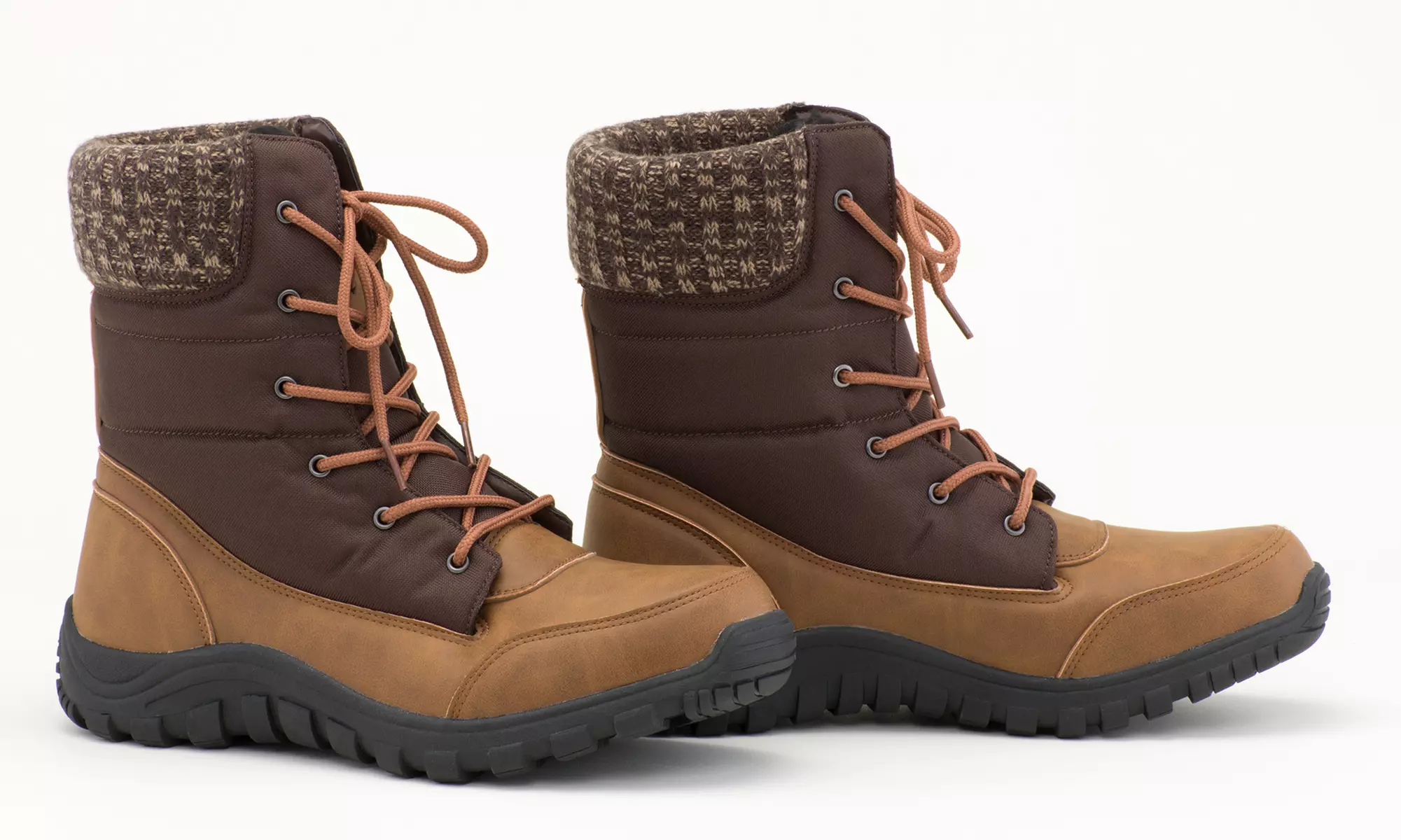 Oak & Rush Men's Sweater Collar Winter Boots (Sizes 10 & 12) - Second Medium