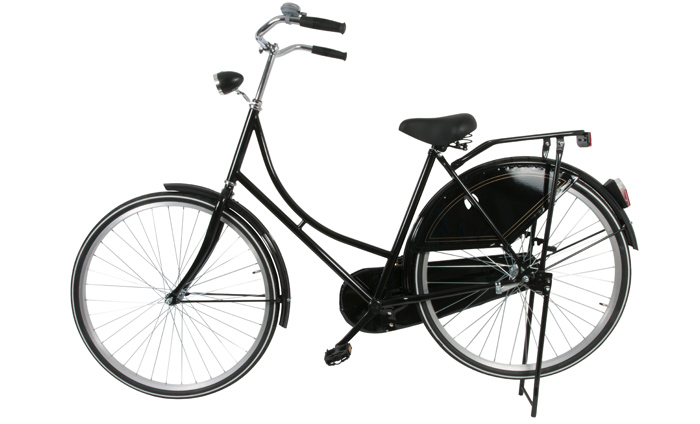Omafiets naar keuze met bagagerek | Groupon Goods