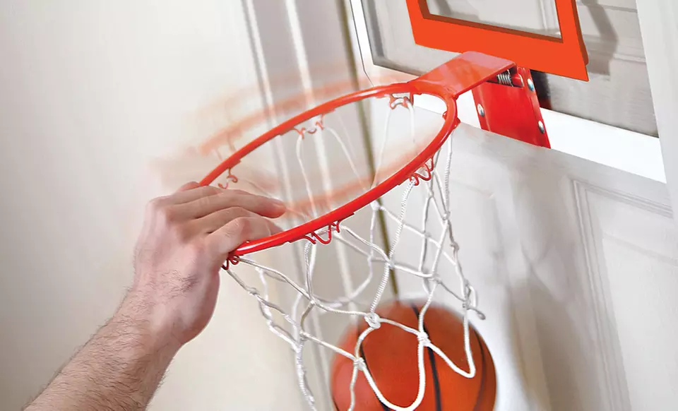 The Black Series Mini Hanging Basketball Hoop. Free Returns. - Primary Image