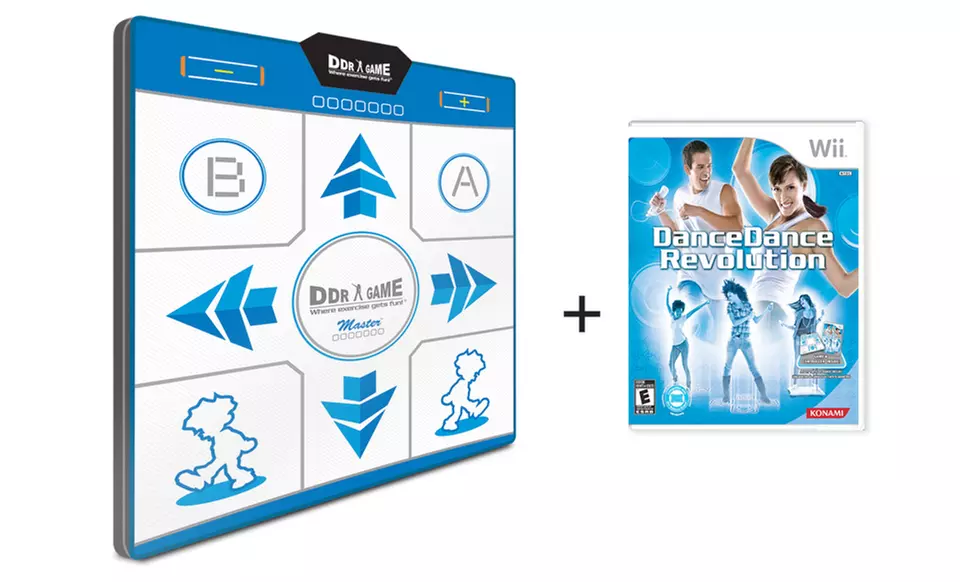 $29.99 for a Dance Dance Revolution Bundle for Wii with Foam Dance Pad ($139.99 List Price). Free Shipping and Returns. - Primary Image