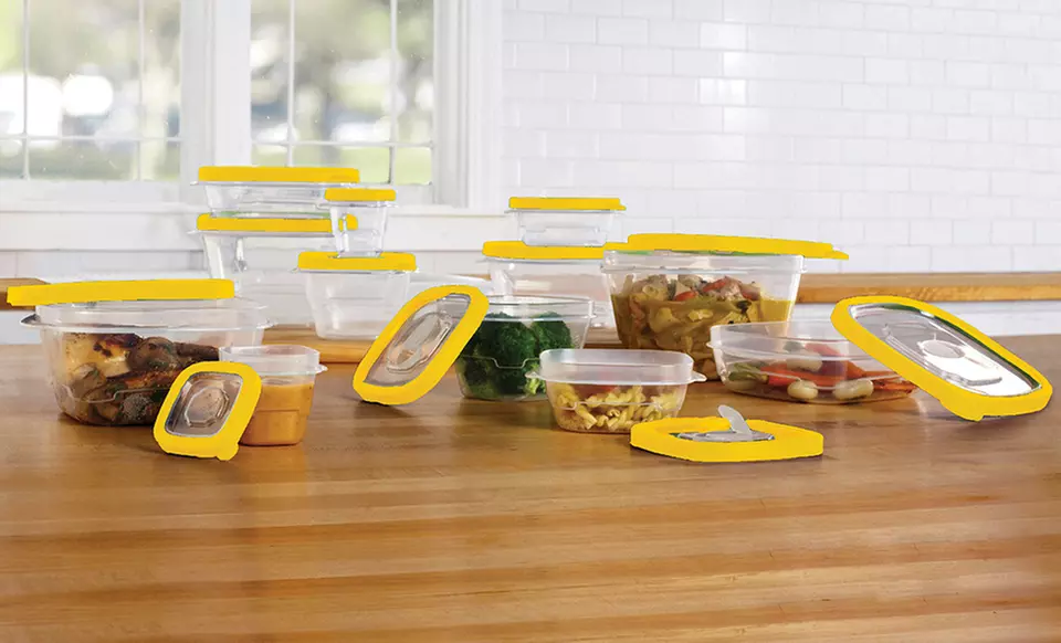 24-Piece Plastic Storage Set with Steam Vents - Second Medium