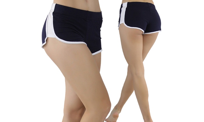 women's cotton workout shorts