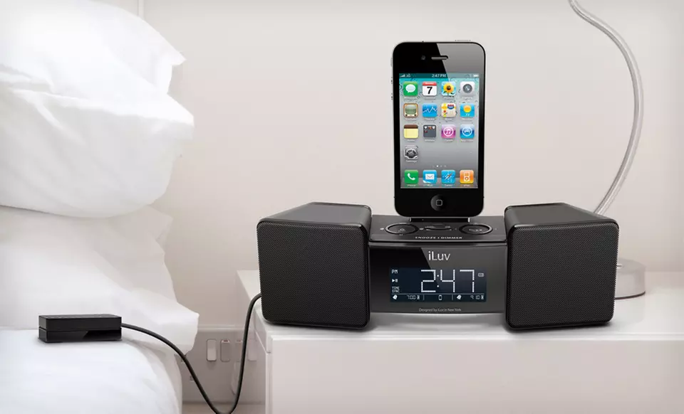 $29.99 for an iLuv Vibro II Audio Dock Alarm Clock with Bed Shaker ($79.99 List Price). Free Shipping. - Second Medium