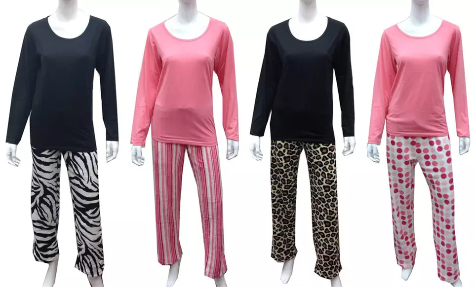 Aegean Apparel Women's Pajama Sets. Four Styles Available. Free Returns. - Primary Image