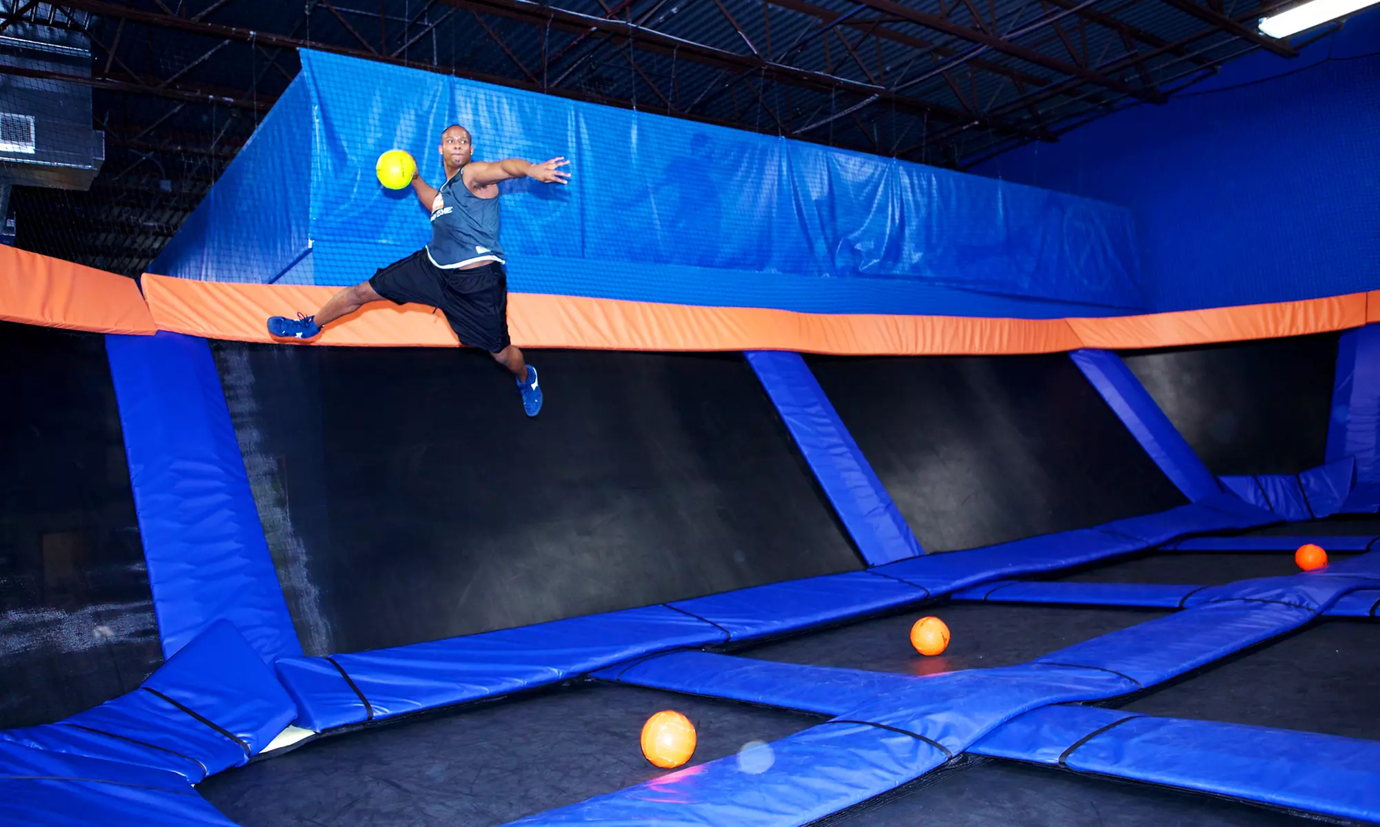 60-Minute Jump Passes or Birthday Party for 10 at Sky Zone Indoor Trampoline Park (43% Off) - Primary Image