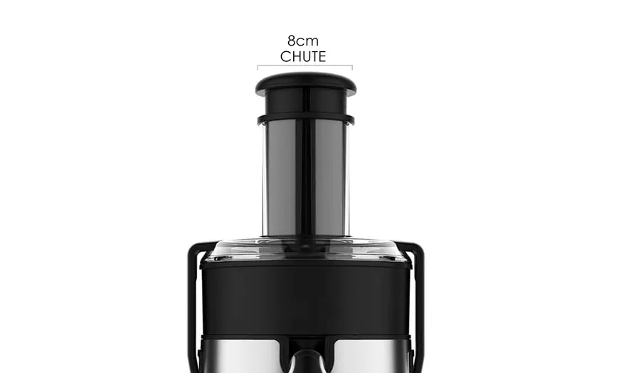 Image 6: 800W Stainless Steel Juicer / Electric Juice Extractor 1L Jug Glass