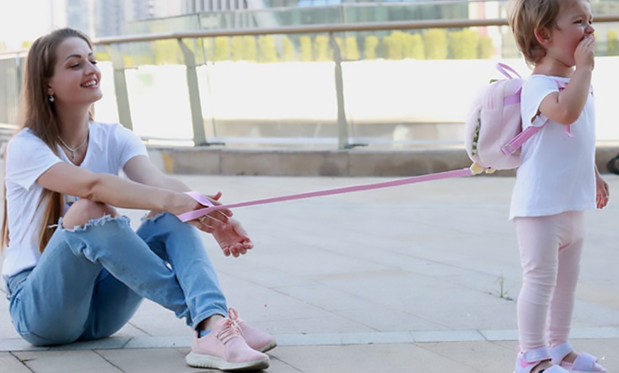 Image 4: Animal-Themed Backpack with Detachable Tether