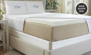 Nature's Sleep HD Visco Memory-Foam Mattress Topper with Cover