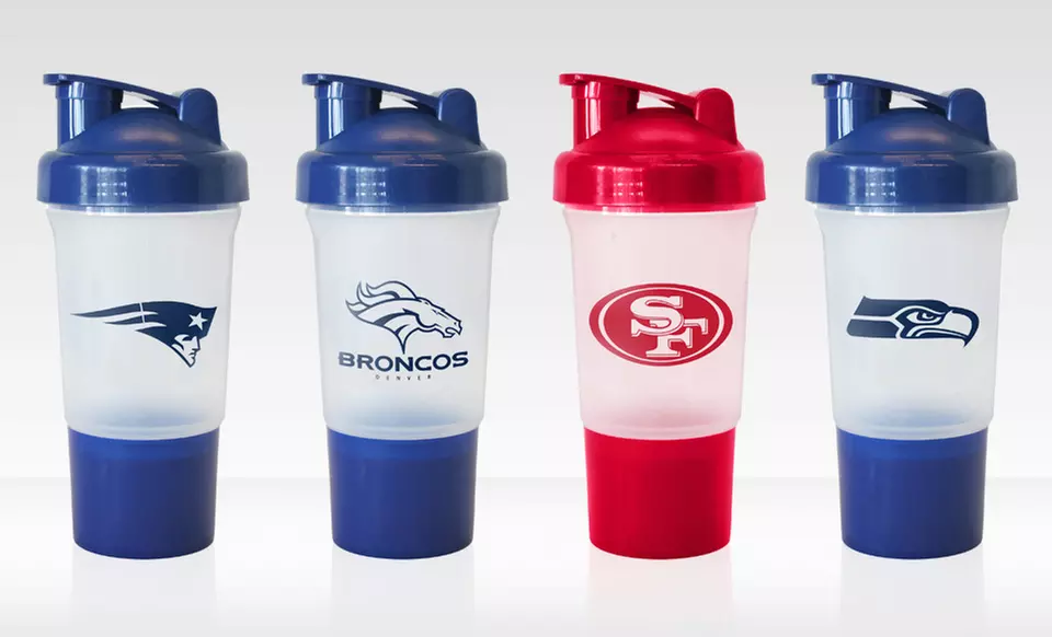 16 Oz. NFL Protein Shaker Bottle. Multiple Teams Available. Free Returns. - Primary Image