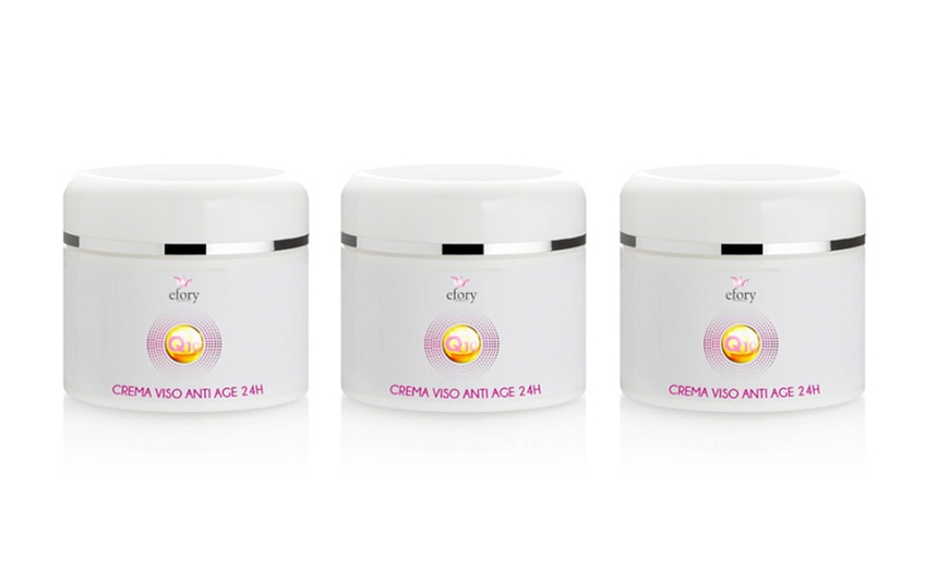 Image 3: 1, 2 o 3 creme viso Q10 con Ginseng e Acido Ialuronico