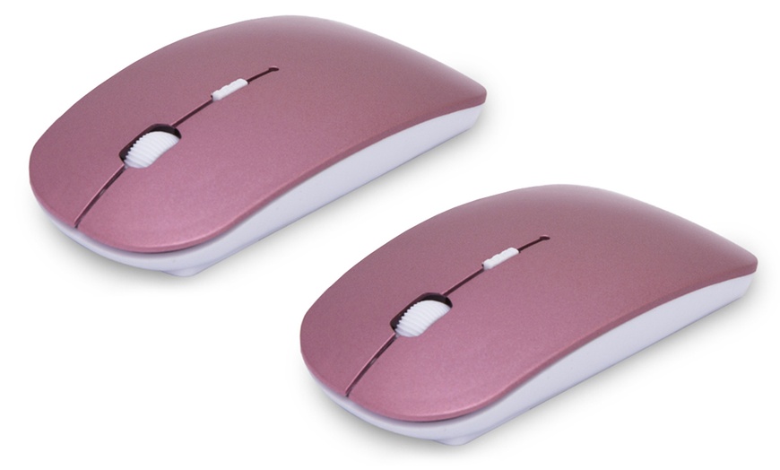 Image 10: Coloured Wireless Mouse