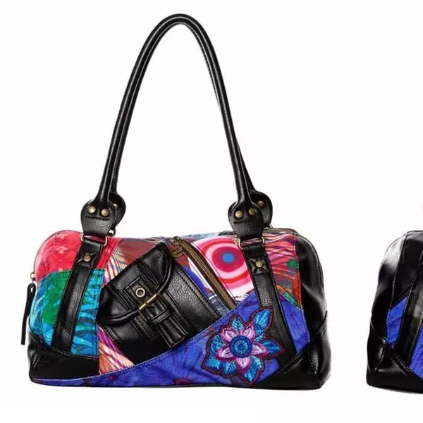 Sac à Main Desigual Coloré – Bandoulière En Polyuréthane, Occasion
