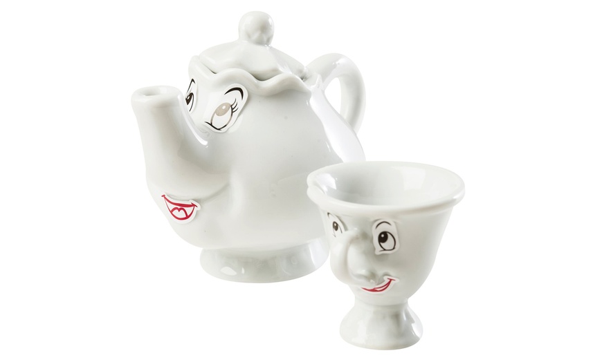 Image 5: Beauty and The Beast Tea Set