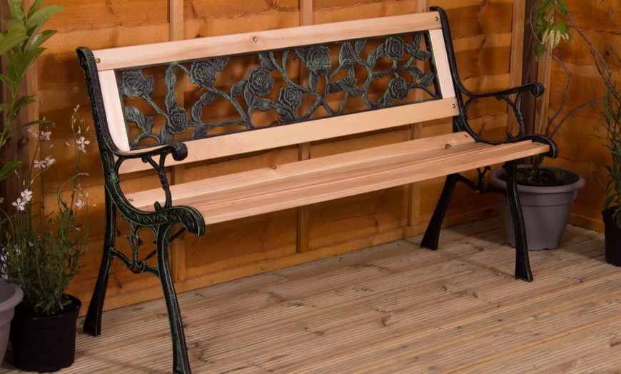 Image 1: Vida Designs Garden Bench