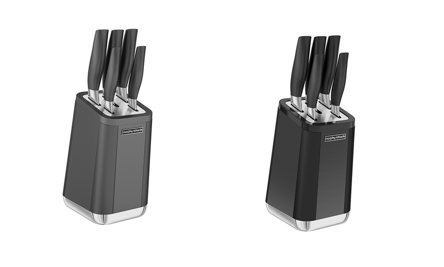 Image 7: Morphy Richards Knife Block Set