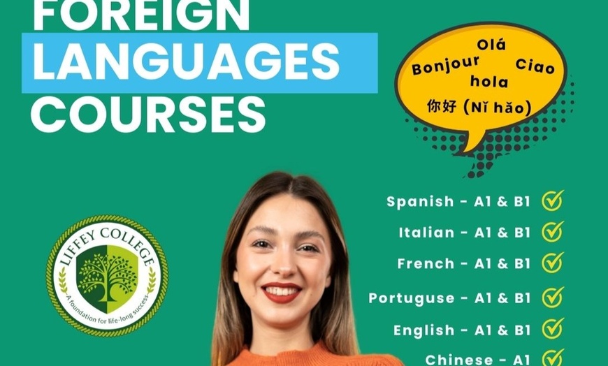 Image 1: Face-to-Face Foreign Language with 10 Weeks of Course 20 Hours of Duration 2 Hours Per Day (Up to 40% Off)