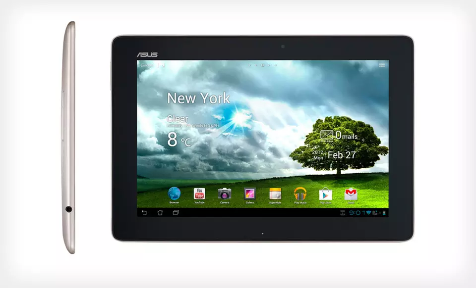 $269 for an ASUS 16GB Transformer Tablet in Champagne ($349 List Price). Free Shipping and Free Returns. - Second Medium